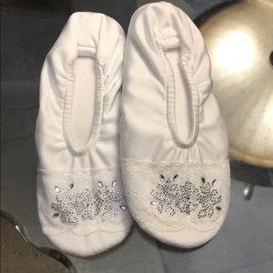 Brand new bridal slippers
